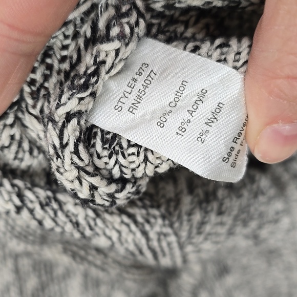 Cabi Marl Mélange Short‎ Sleeve Sweater - Picture 3 of 4